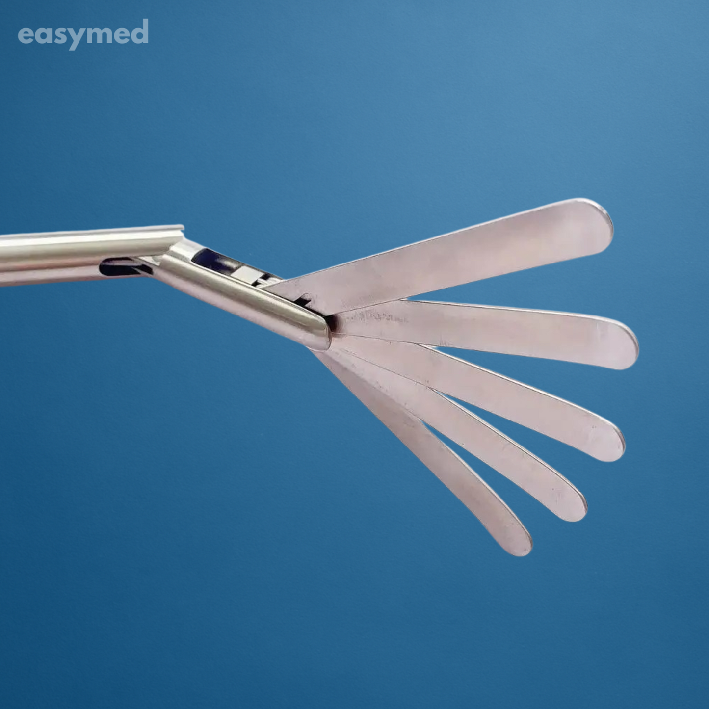 Retractor abanico flexible de 5 hojas laparoscópico 10 mm × 350 mm