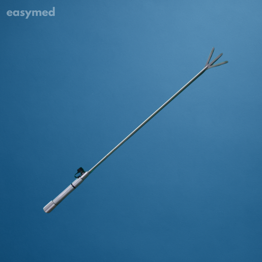 Retractor abanico fijo de 3 hojas laparoscópico 5 mm × 350 mm