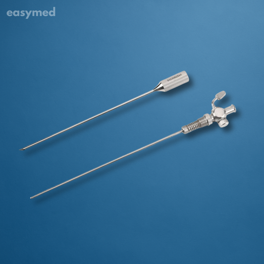 Aguja de Veress laparoscópica 2.2 mm, reutilizable, esterilizable en autoclave