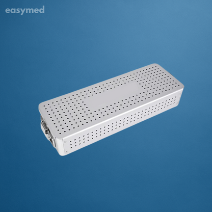 Charola de esterilización para histeroscopio 400 × 140 × 70 mm, acero inoxidable
