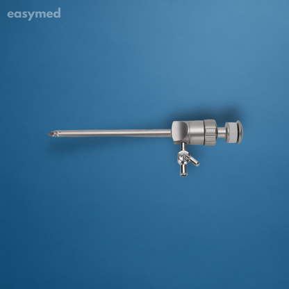 Trocar laparoscópico punta piramidal, sellado magnético, reutilizable