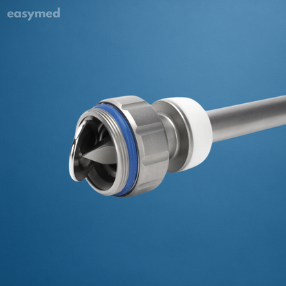 Trocar laparoscópico punta de seguridad, sellado magnético