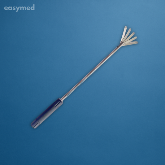 Retractor abanico fijo de 5 hojas laparoscópico 10 mm × 350 mm