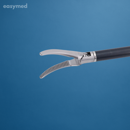 Pinza Maryland curva laparoscópica 5 mm × 330 mm, mango desmontable
