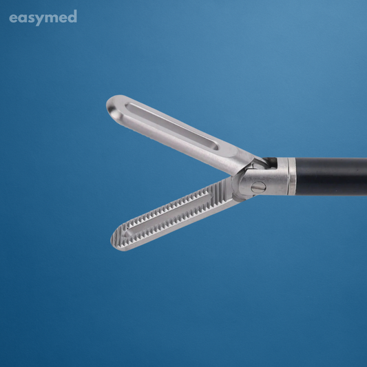 Pinza grasper fenestrada laparoscópica 5 mm × 330 mm, mango desmontable