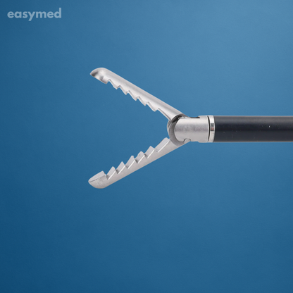 Pinza tipo alligator laparoscópica 5 mm × 330 mm, mango desmontable